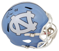 Omarion Hampton Signed North Carolina Tar Heels Full-Size Speed Helmet (Beckett) at PristineAuction.com