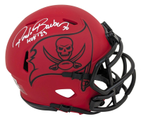 Ronde Barber Signed Buccaneers Rave Alternate Speed Mini Helmet (Beckett) at PristineAuction.com