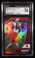 Lamar Jackson 2020 Panini Prizm Draft Picks Prizms Red #63 (CGC 10) at PristineAuction.com