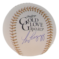 Tom Pagnozzi Signed Gold Glove Award Baseball (JSA) at PristineAuction.com