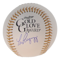 Tom Pagnozzi Signed Gold Glove Award Baseball (JSA) at PristineAuction.com