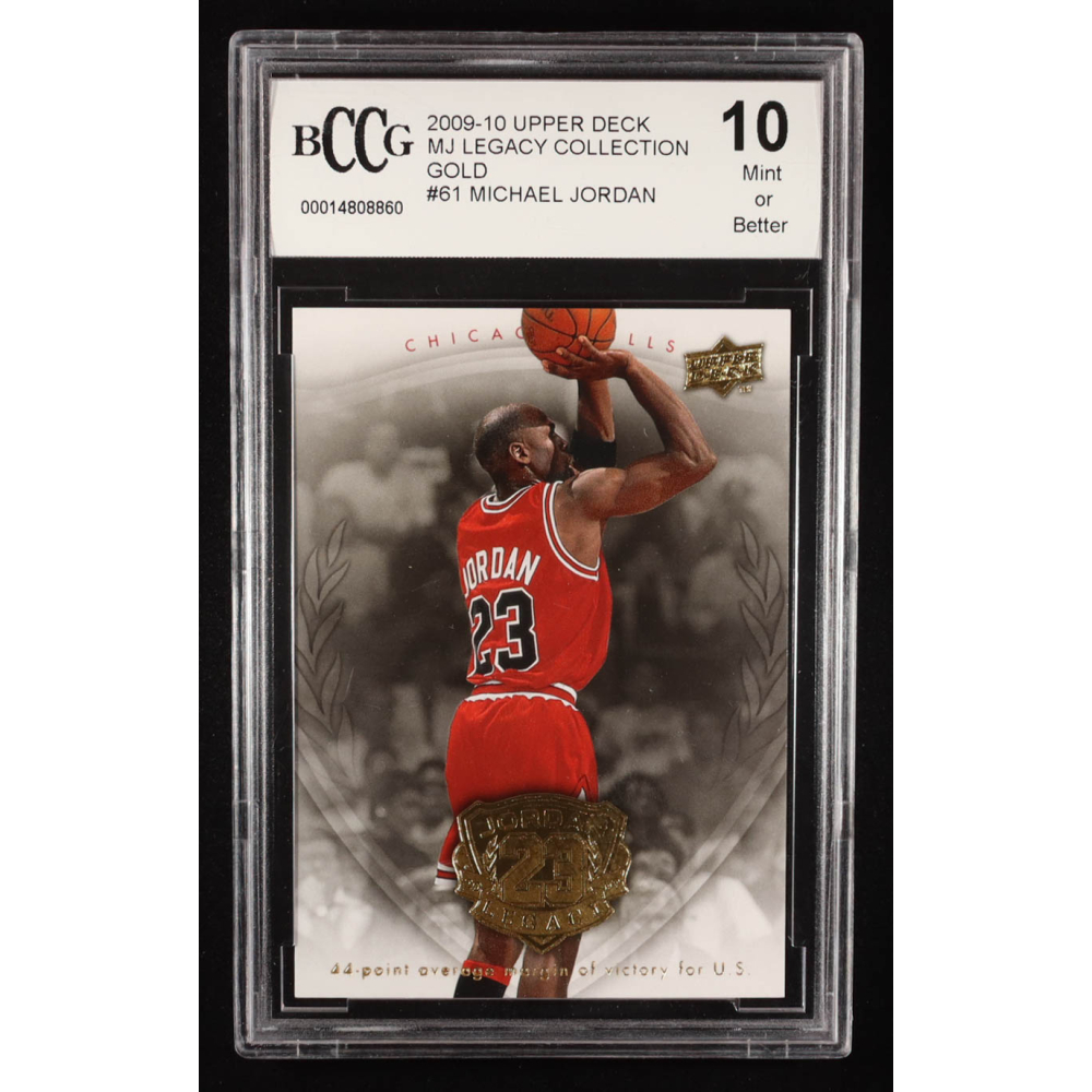 Michael Jordan 2009-10 Upper Deck Michael Jordan Legacy Collection Gold #61 (BCCG 10) at PristineAuction.com