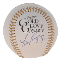 Tom Pagnozzi Signed Gold Glove Award Baseball (JSA) at PristineAuction.com