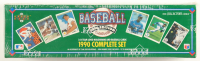1990 Upper Deck Baseball Complete Set of (800) Cards with Sammy Sosa #17 RC, Ken Griffey #156, Juan Gonzalez #72, Nolan Ryan #544 at PristineAuction.com