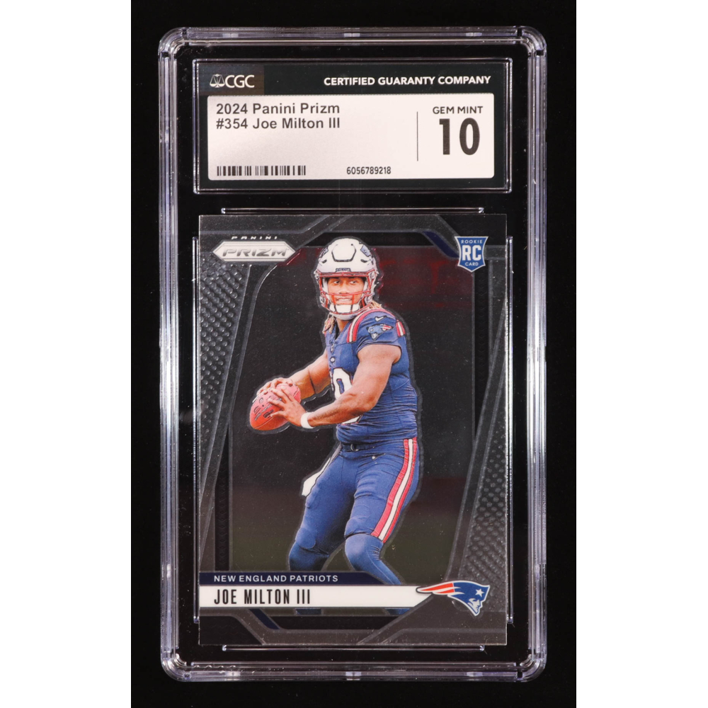 Joe Milton III 2024 Panini Prizm #354 RC (CGC 10) at PristineAuction.com