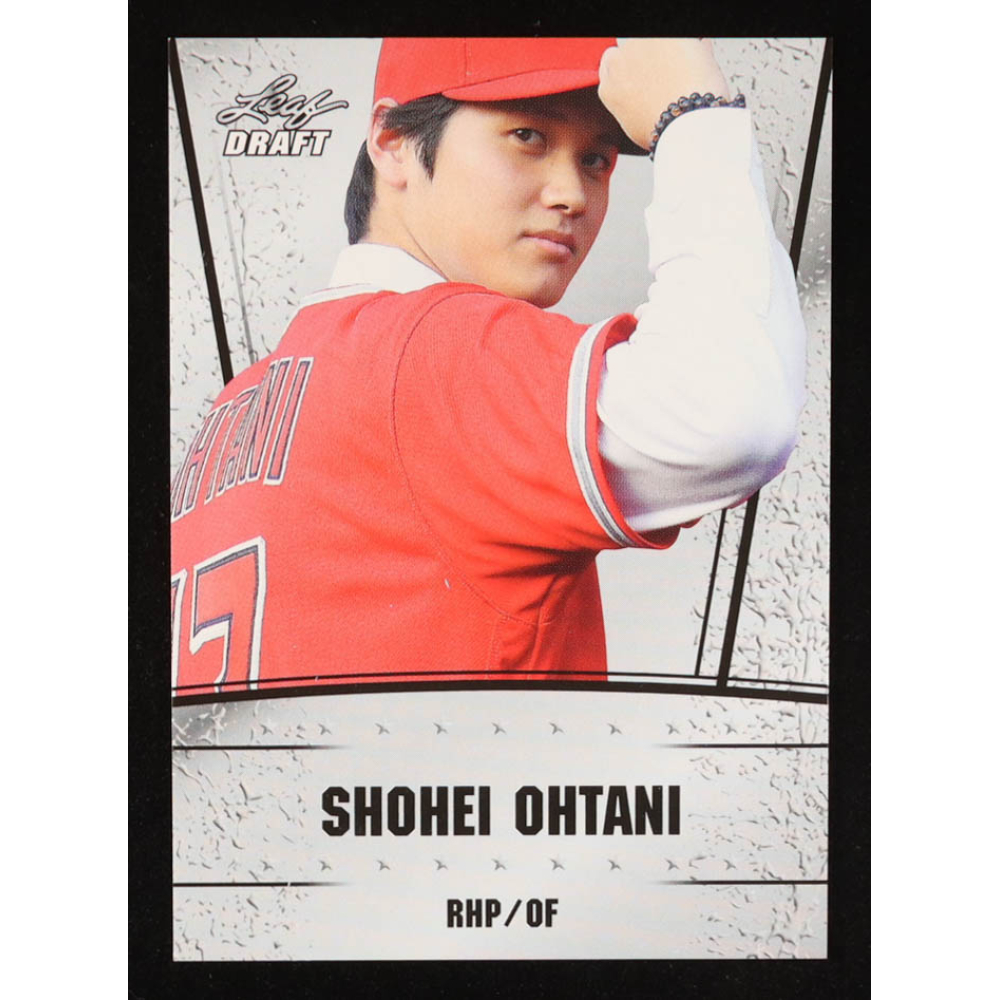 Shohei Ohtani 2018 Leaf Ohtani Draft Silver #DS01 RC at PristineAuction.com