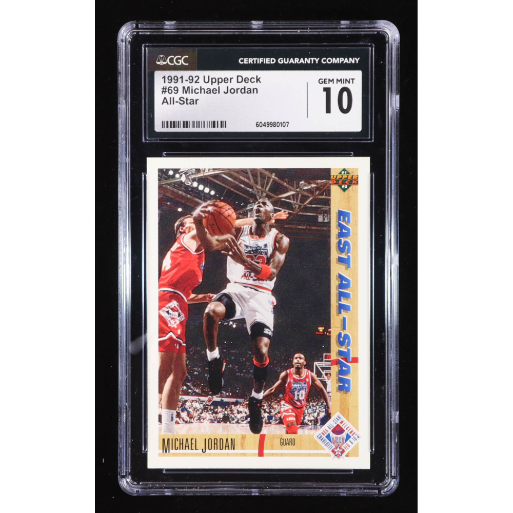 Michael Jordan 1991-92 Upper Deck #69 AS (CGC 10) at PristineAuction.com