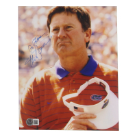 Steve Spurrier Signed Florida Gators 8x10 Photo Inscribed "Go Gators" (Beckett) at PristineAuction.com