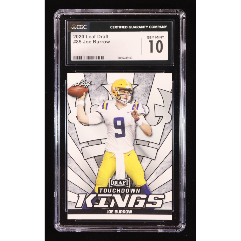 Joe Burrow 2020 Leaf Draft #85 TK RC (CGC 10) at PristineAuction.com