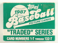 1987 Topps Traded Series Complete Set of (132) Baseball Cards at PristineAuction.com