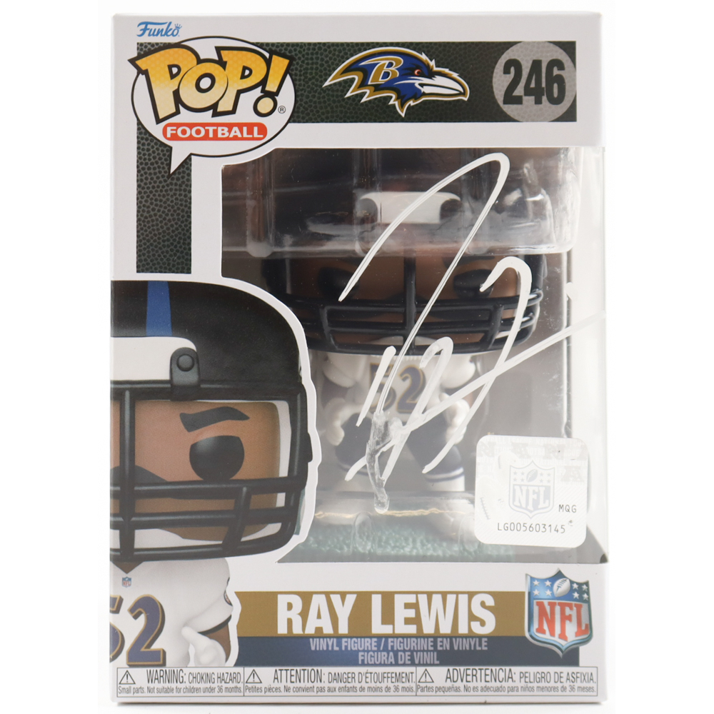 Ray Lewis Signed Ravens #246 Funko Pop! Vinyl Figure (Beckett) at PristineAuction.com