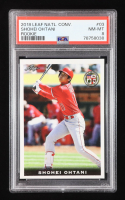 Shohei Ohtani 2018 Leaf National Convention Shohei Ohtani #Rookie03 RC (PSA 8) at PristineAuction.com