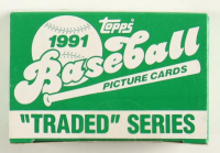 1991 Topps Traded Series Complete Set of (132) Baseball Cards at PristineAuction.com