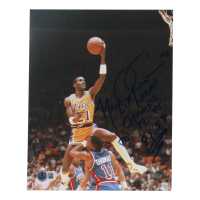 Michael Cooper Signed Lakers 8x10 Photo Inscribed "L. A. Lakers Champs 80, 82, 85, 87, 88" (Beckett) at PristineAuction.com
