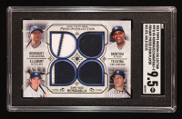 CC Sabathia / Jacoby Ellsbury / Mark Teixeira / Alex Rodriguez 2015 Topps Museum Collection Primary Pieces Four Player Quad Relics Gold #PPFQRS #25/25 (SGC 9.5) at PristineAuction.com