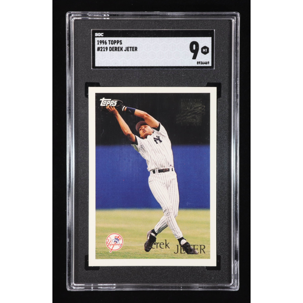 Derek Jeter 1996 Topps #219 RC (SGC 9) at PristineAuction.com
