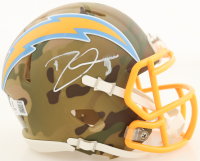 Derwin James Jr. Signed Chargers Camo Alternate Speed Mini Helmet (Beckett) at PristineAuction.com