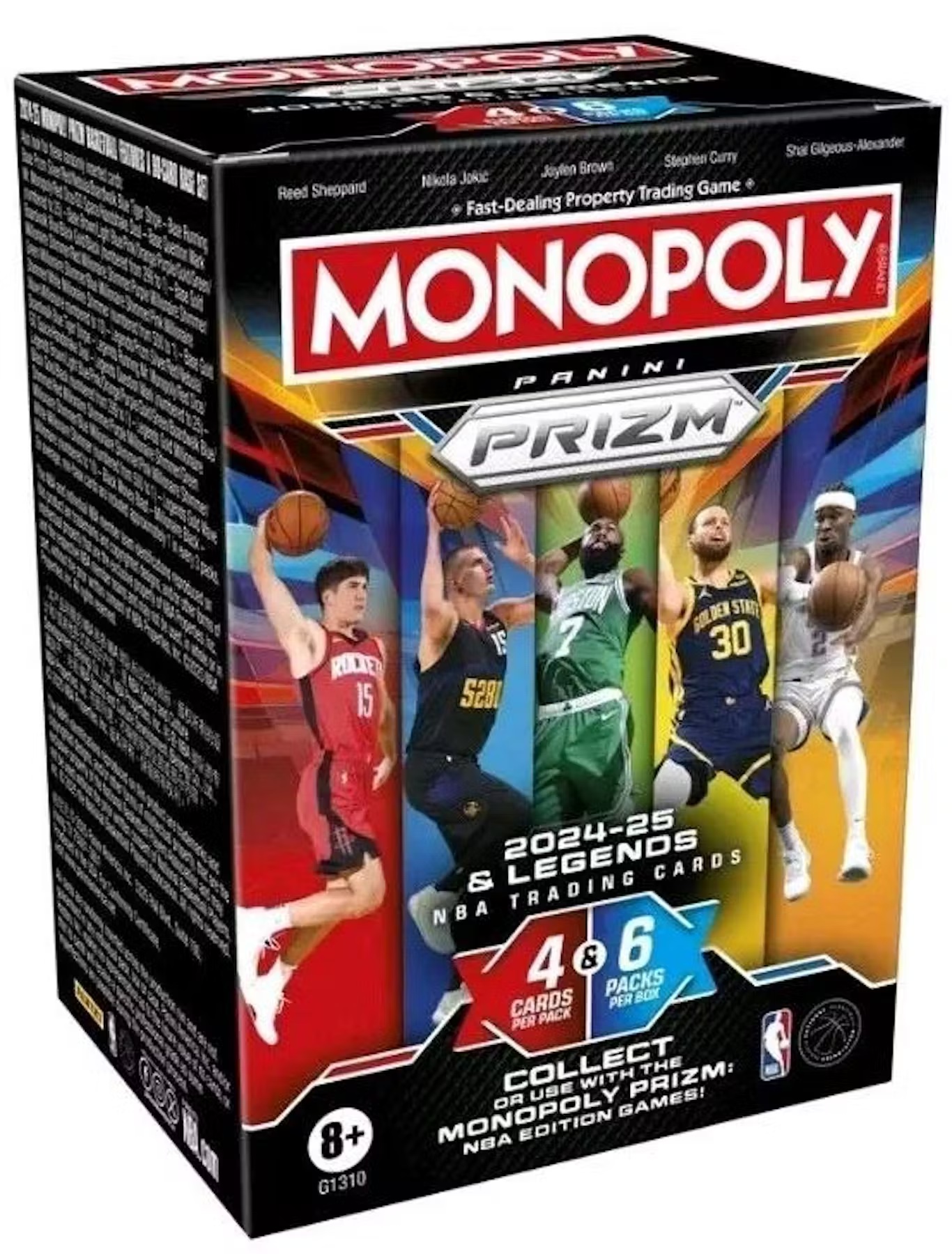 2024-25 Panini Prizm Monopoly Basketball Blaster Box With (6) Packs at PristineAuction.com 2024-25 Panini Prizm Monopoly Basketball Blaster Box With (6) Packs at PristineAuction.com