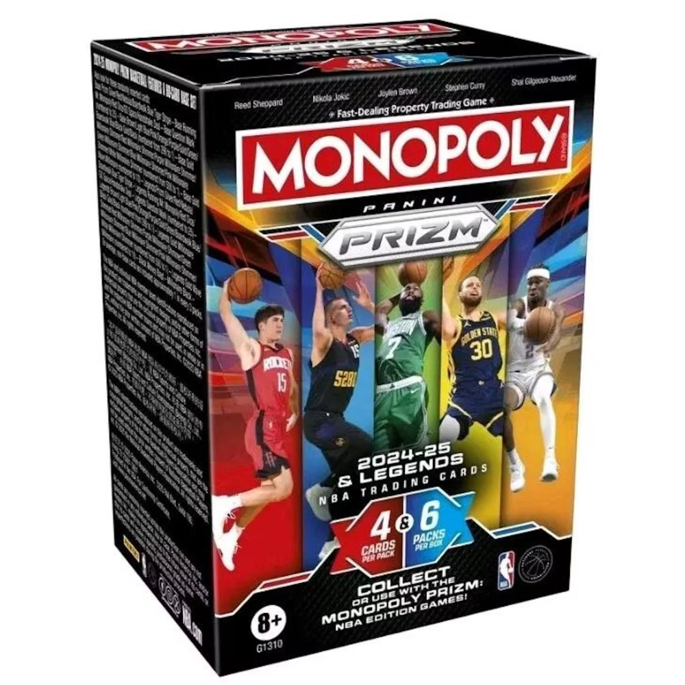 2024-25 Panini Prizm Monopoly Basketball Blaster Box With (6) Packs at PristineAuction.com