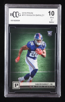 Saquon Barkley 2018 Panini #313 RC (BCCG 10) at PristineAuction.com