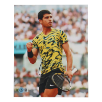 Carlos Alcaraz Signed 8x10 Photo (Beckett) at PristineAuction.com