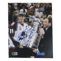 Joe Sakic Signed Avalanche 8x10 Photo (Beckett) at PristineAuction.com