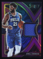 Joel Embiid 2022-23 Select Selective Swatches Purple Prizms #16 #32/99 at PristineAuction.com