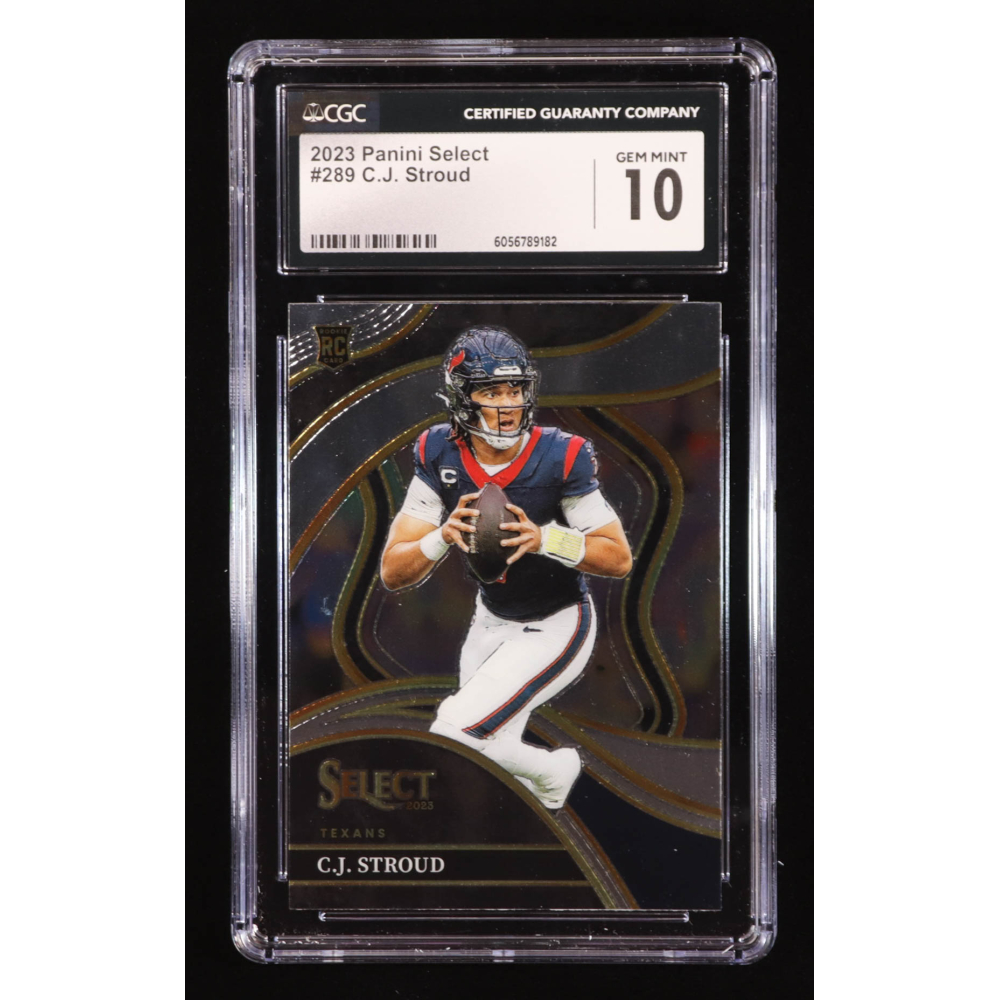 CJ Stroud 2023 Select #289 RC (CGC 10) at PristineAuction.com