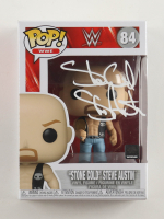 "Stone Cold" Steve Austin Signed WWE #84 Funko Pop! Vinyl Figure (Beckett) at PristineAuction.com