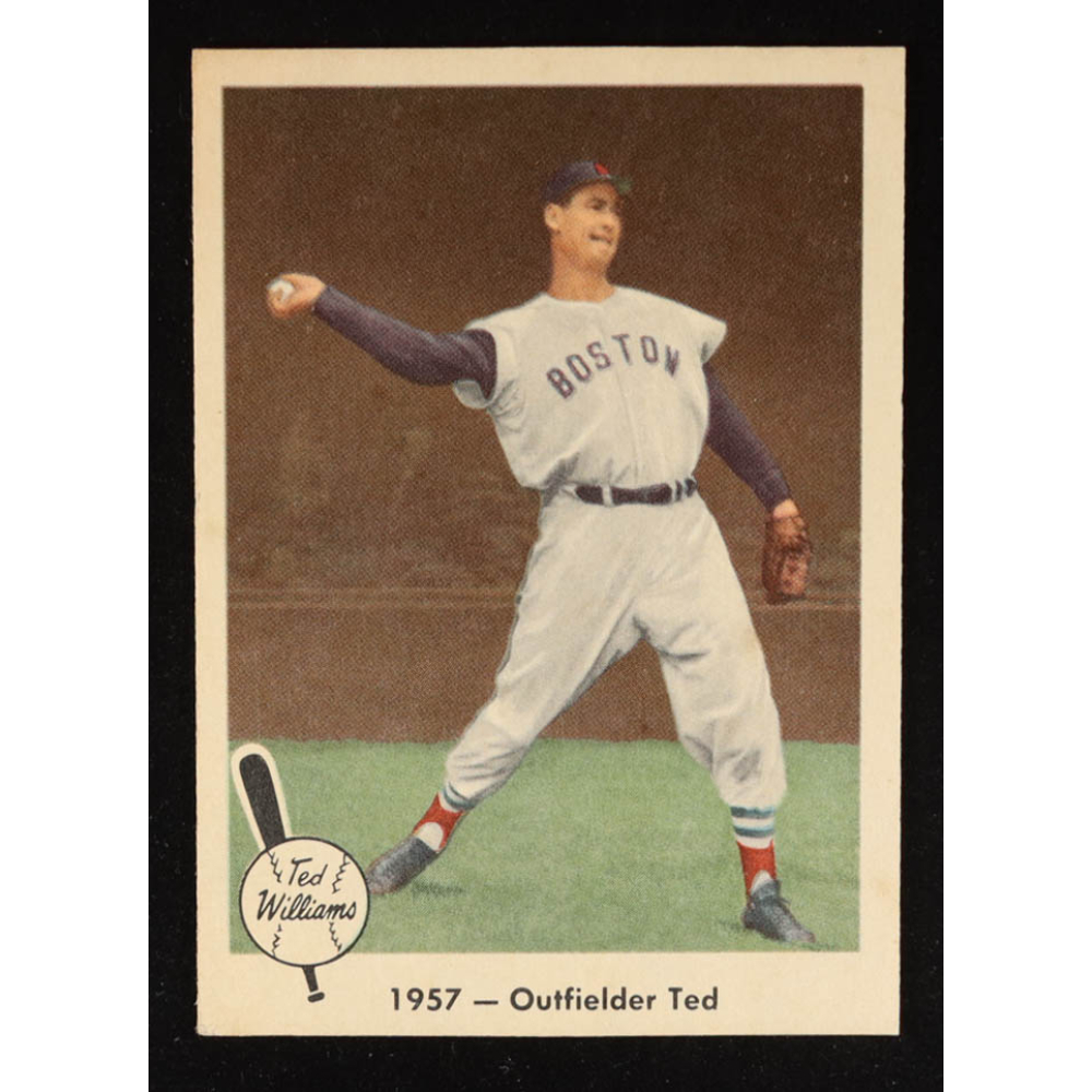 Ted Williams 1959 Fleer 1957 Outfielder Ted #61 at PristineAuction.com