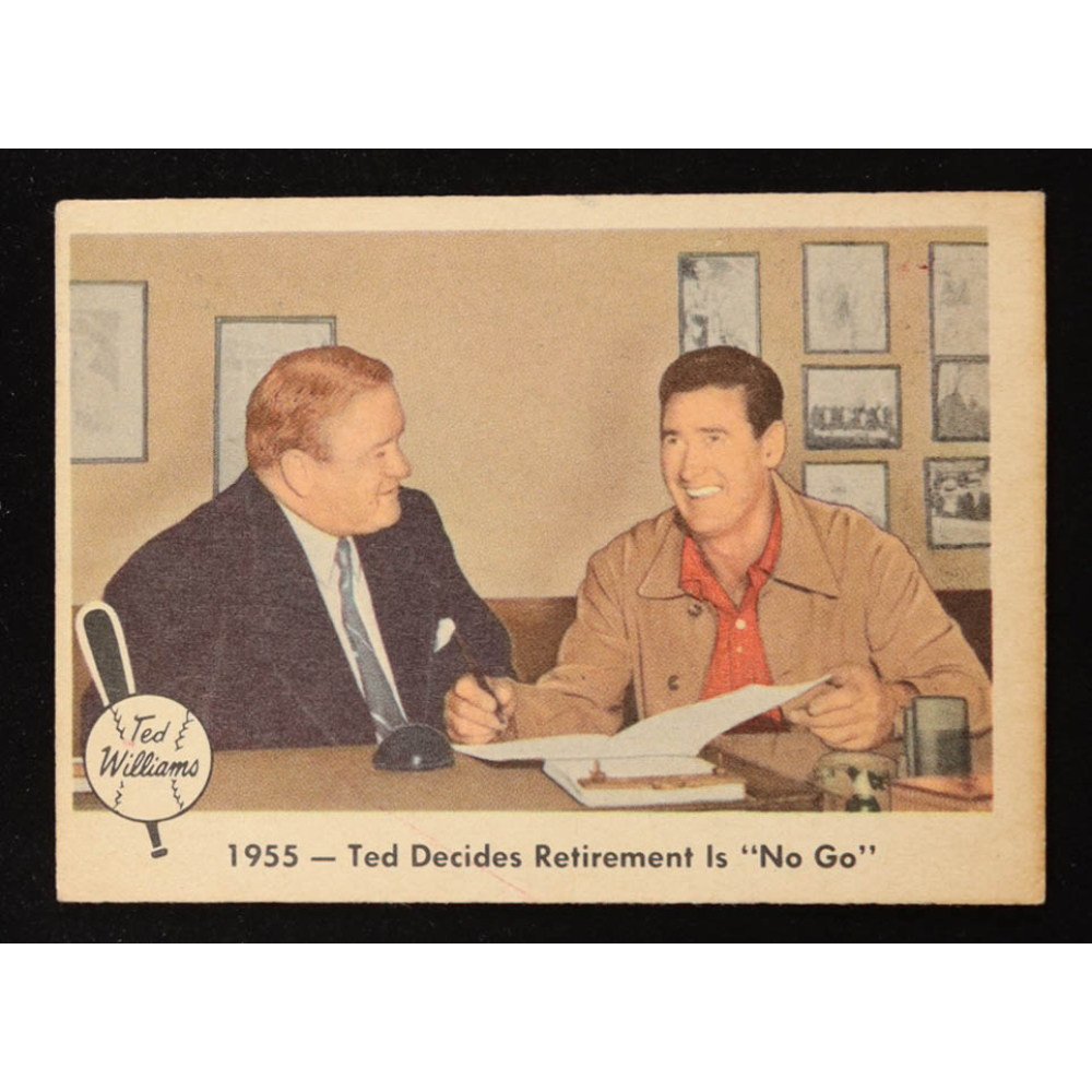 Ted Williams 1959 Fleer 1955 Retirement No Go #55 at PristineAuction.com