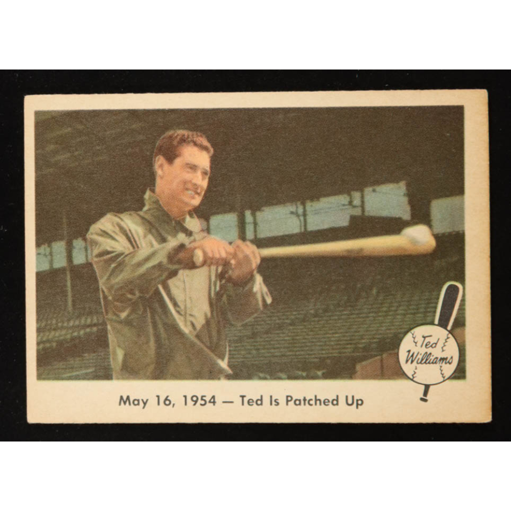 Ted Williams 1959 Fleer Ted is Patched Up #51 at PristineAuction.com