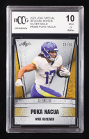Puka Nacua 2023 Leaf Special Release Rookie Silver Gold #RS69 RC #10/25 (BCCG 10) at PristineAuction.com