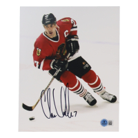 Chris Chelios Signed Blackhawks 8x10 Photo (Beckett) at PristineAuction.com