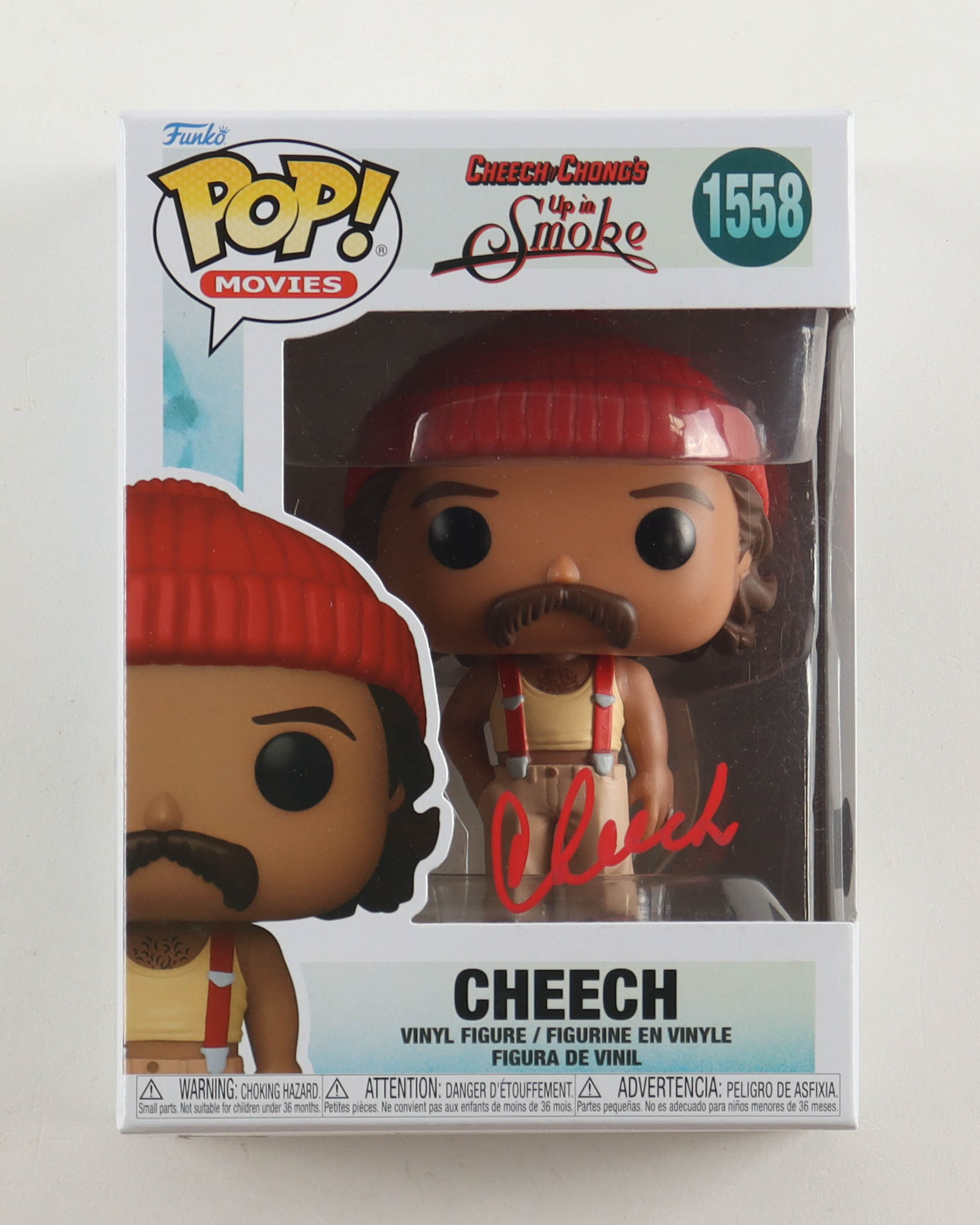 Cheech Marin Signed "Cheech & Chong's: Up in Smoke" #1558 Cheech Funko Pop! Vinyl Figure (Beckett) at PristineAuction.com Cheech Marin Signed "Cheech & Chong's: Up in Smoke" #1558 Cheech Funko Pop! Vinyl Figure (Beckett) at PristineAuction.com