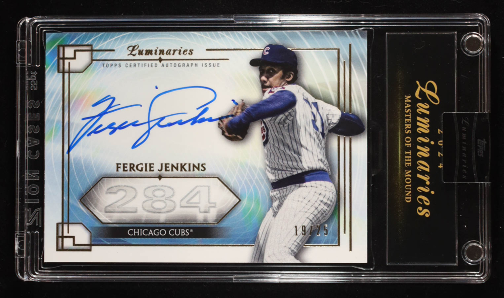 Fergie Jenkins 2024 Topps Luminaries Masters of the Mound Autographs #MOMFJ #19/25