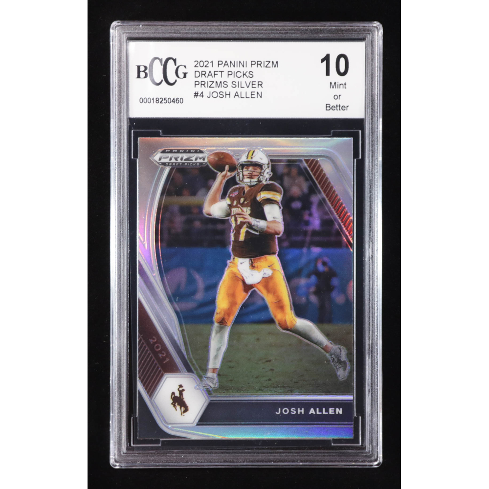 Josh Allen 2021 Panini Prizm Draft Picks Prizms Silver #4 (BCCG 10) at PristineAuction.com