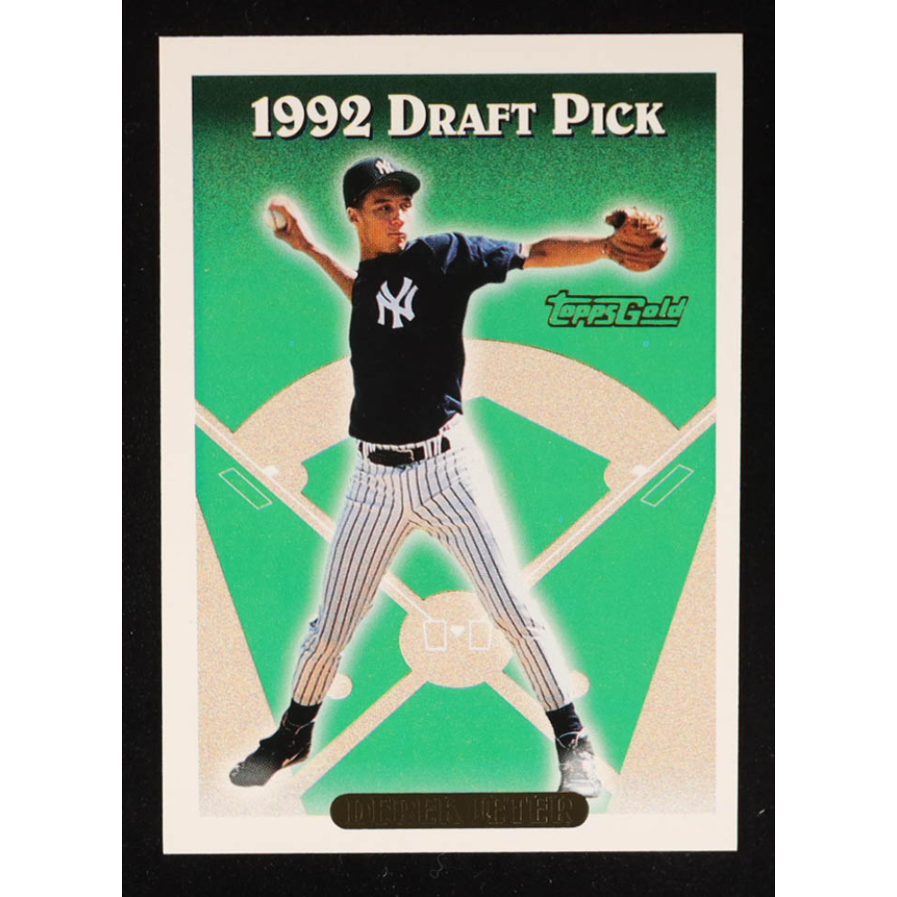 Derek Jeter 1993 Topps Draft Pick Gold #98 RC at PristineAuction.com