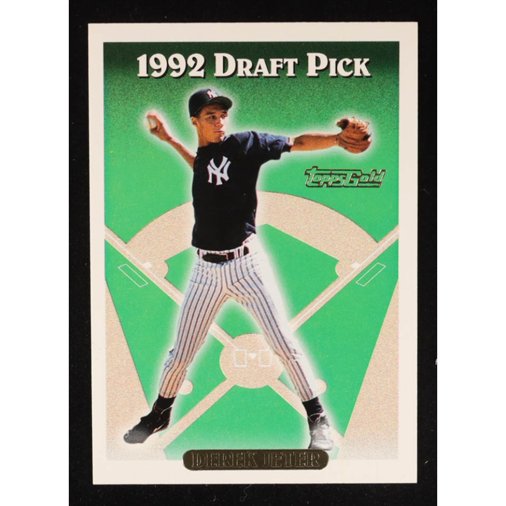 Derek Jeter 1993 Topps Draft Pick Gold #98 RC at PristineAuction.com