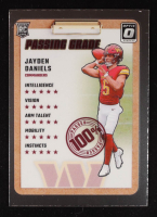 Jayden Daniels 2024 Donruss Optic Passing Grade #2 RC at PristineAuction.com
