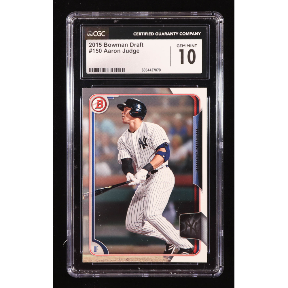 Aaron Judge 2015 Bowman Draft #150 RC (CGC 10) at PristineAuction.com