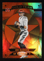 Joe Burrow 2023 Certified Gold Team Mirror Orange #1 #077/149 at PristineAuction.com