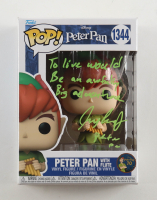 Jeremy Sumpter Signed "Peter Pan" #1344 Peter Pan with Pipe Funko Pop! Vinyl Figure with Extensive Inscription (JSA) at PristineAuction.com