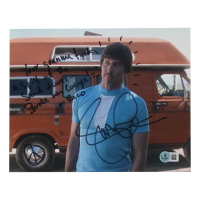 Jon Gries Signed "Napoleon Dynamite" 8x10 Photo Inscribed "Your Grandma Took a Spill at the Sand Dunes....Broke her Cocyx!!" (Beckett) at PristineAuction.com