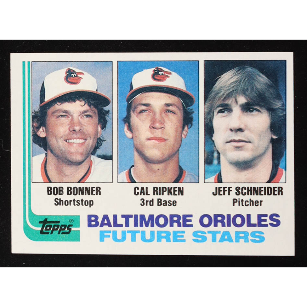 Bob Bonner / Cal Ripken / Jeff Schneider 1982 Topps #21 RC at PristineAuction.com