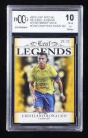 Cristiano Ronaldo 2023 Leaf Special Release Legends Achievement Gold #LA02 #18/25 (BCCG 10) at PristineAuction.com