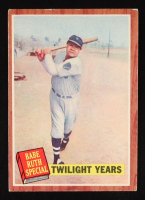 Babe Ruth 1962 Topps #141 Special 7 / Twilight Years at PristineAuction.com