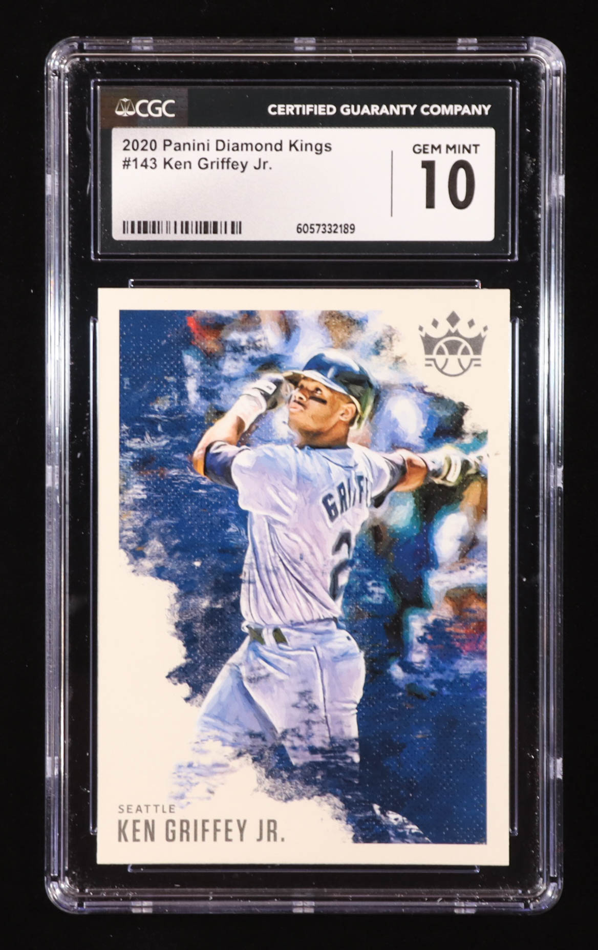 Ken Griffey Jr. 2020 Diamond Kings #143 SP (CGC 10) at PristineAuction.com Ken Griffey Jr. 2020 Diamond Kings #143 SP (CGC 10) at PristineAuction.com