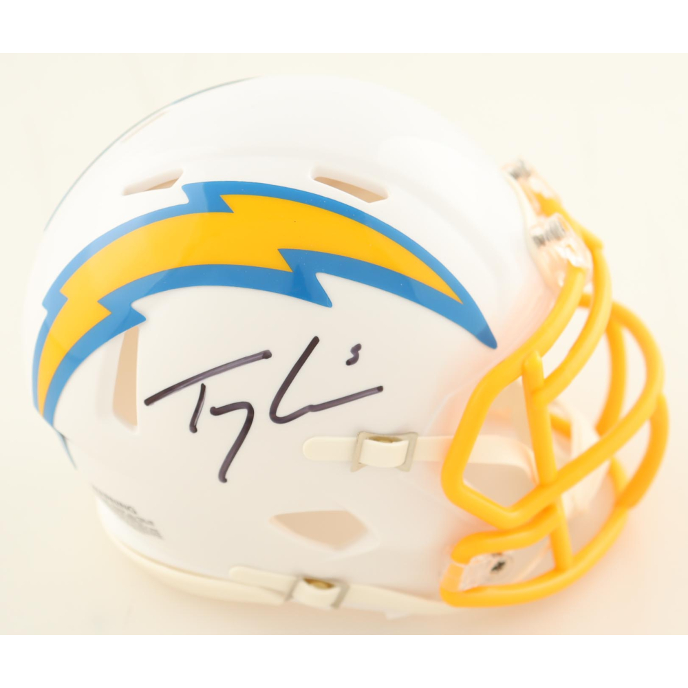 Trey Lance Signed Chargers Speed Mini Helmet (Beckett) at PristineAuction.com Trey Lance Signed Chargers Speed Mini Helmet (Beckett) at PristineAuction.com
