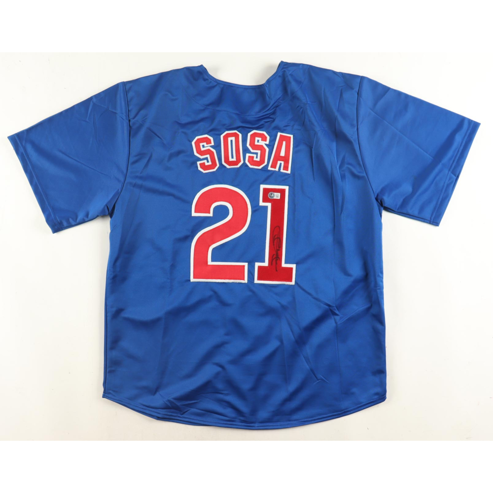 Sammy Sosa Signed Jersey (Beckett) at PristineAuction.com